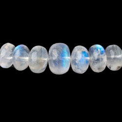 5-9mm Rainbow Moonstone Plain Rondelle Beads 18 inch 110 pieces (ONLINE ORDER ONLY)