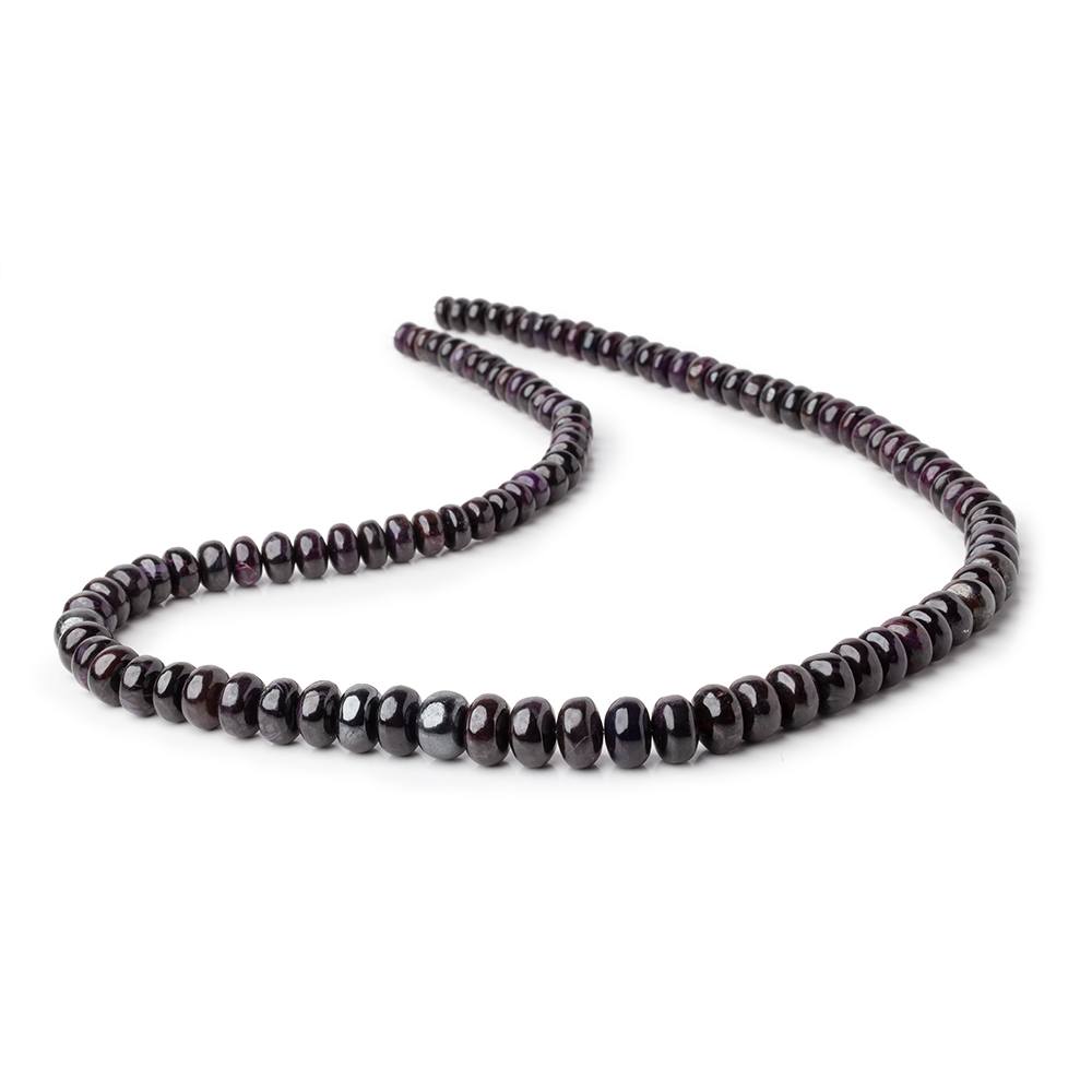 5-9mm Sugilite Plain Rondelle Beads 18 inch 103 pieces AA (ONLINE ORDER ONLY)