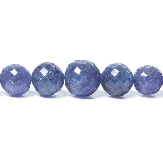 7-10mm Tanzanite faceted round Beads 16 inch 57 pieces (ONLINE ORDER ONLY)