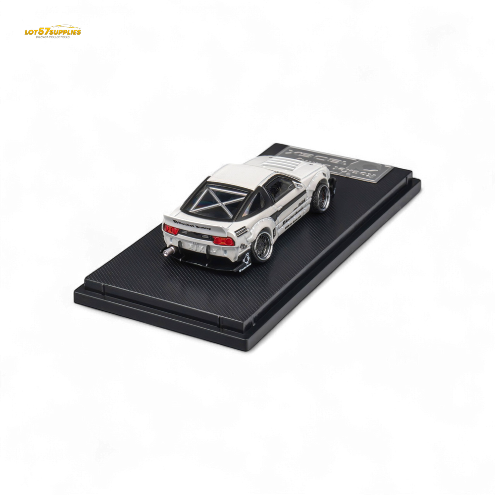 MicroTurbo Custom 180SX - Pandem Rocket Bunny White 1:64 (ONLINE ORDER ONLY)