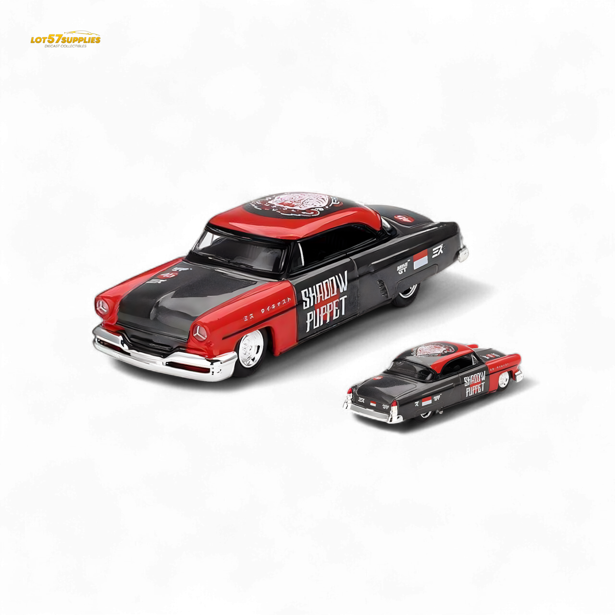 Mini-GT 1954 Lincoln Capri Hot Rod SHADOW PUPPET #874 1:64 MGT00874 (ONLINE ORDER ONLY)