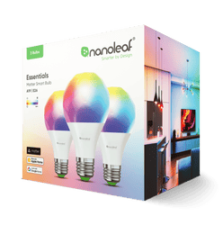 Nanoleaf Essentials Smart A19 Bulb Thread and Matter 3 Pack (Online Order Only)