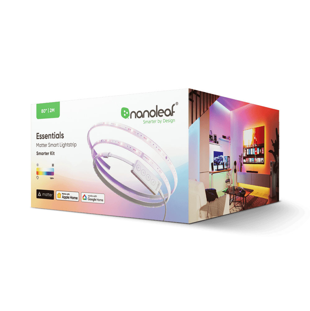 Nanoleaf Essentials Light Strips Smarter Kit 2 Meters Thread and Matter (Online Order Only)