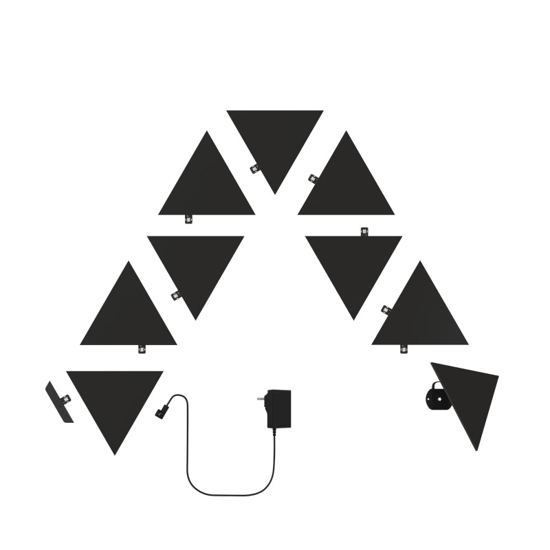 Nanoleaf Shapes | Triangles | SMK | Black | 9 Pack | CA/USA (Online Order Only)