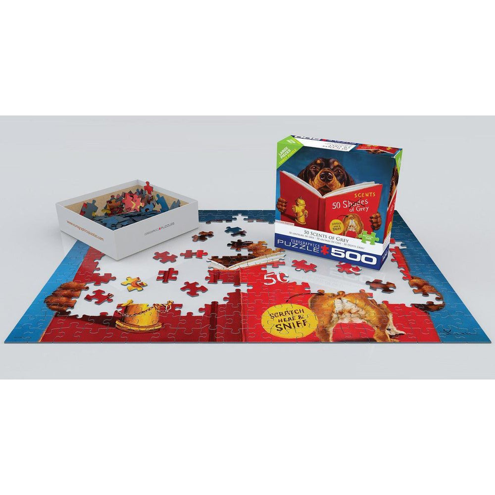 50 Scents of Grey 500 Piece Jigsaw Puzzle Eurographics (ONLINE ORDER ONLY)