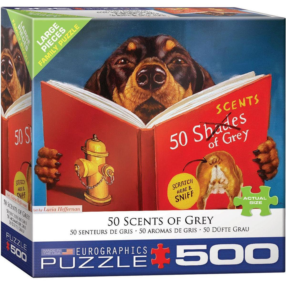 50 Scents of Grey 500 Piece Jigsaw Puzzle Eurographics (ONLINE ORDER ONLY)