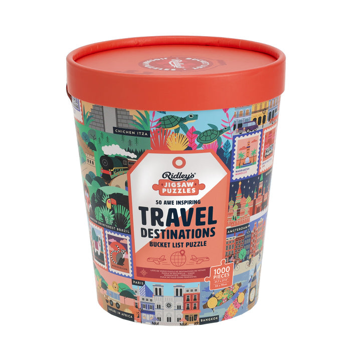 Bucket List Puzzle: 50 Awe-Inspiring Travel Destinations (ONLINE ORDER ONLY)