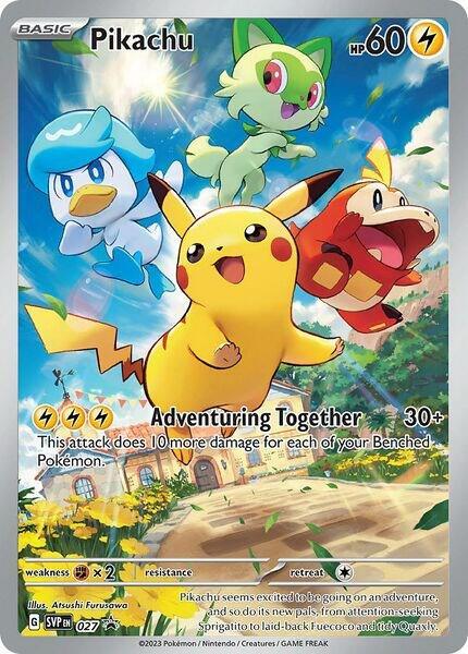 Pikachu (027) [Scarlet & Violet: Black Star Promos] (Online Only)