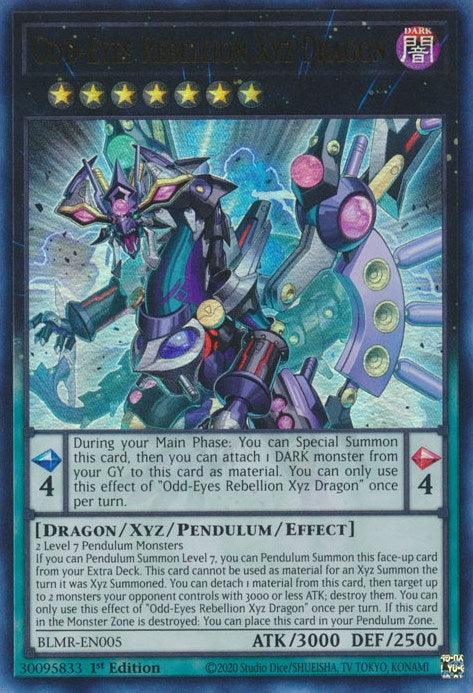 Odd-Eyes Rebellion Xyz Dragon [BLMR-EN005] Ultra Rare (ONLINE ORDER ONLY)