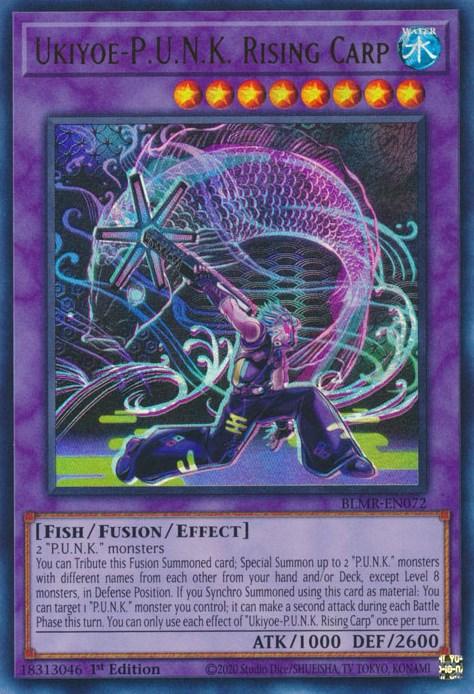 Ukiyoe-P.U.N.K. Rising Carp [BLMR-EN072] Ultra Rare (ONLINE ORDER ONLY)