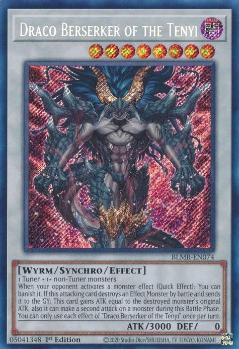 Draco Berserker of the Tenyi [BLMR-EN074] Secret Rare (ONLINE ORDER ONLY)