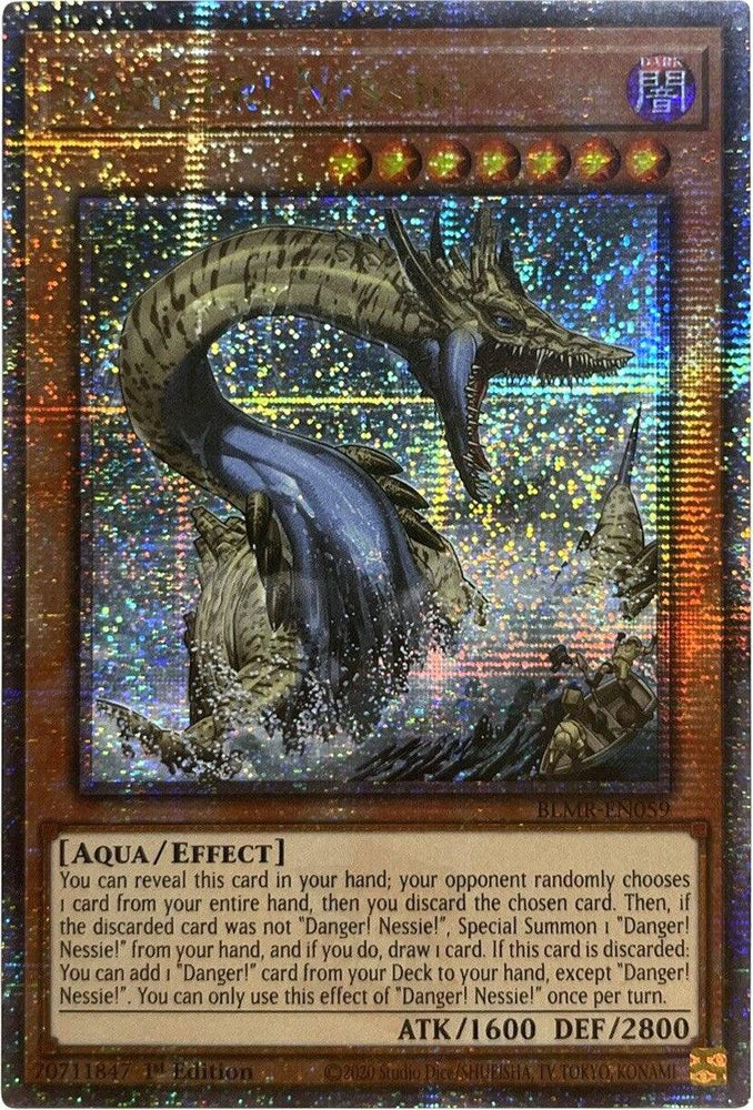 Danger! Nessie! [BLMR-EN059] Quarter Century Secret Rare (ONLINE ORDER ONLY)