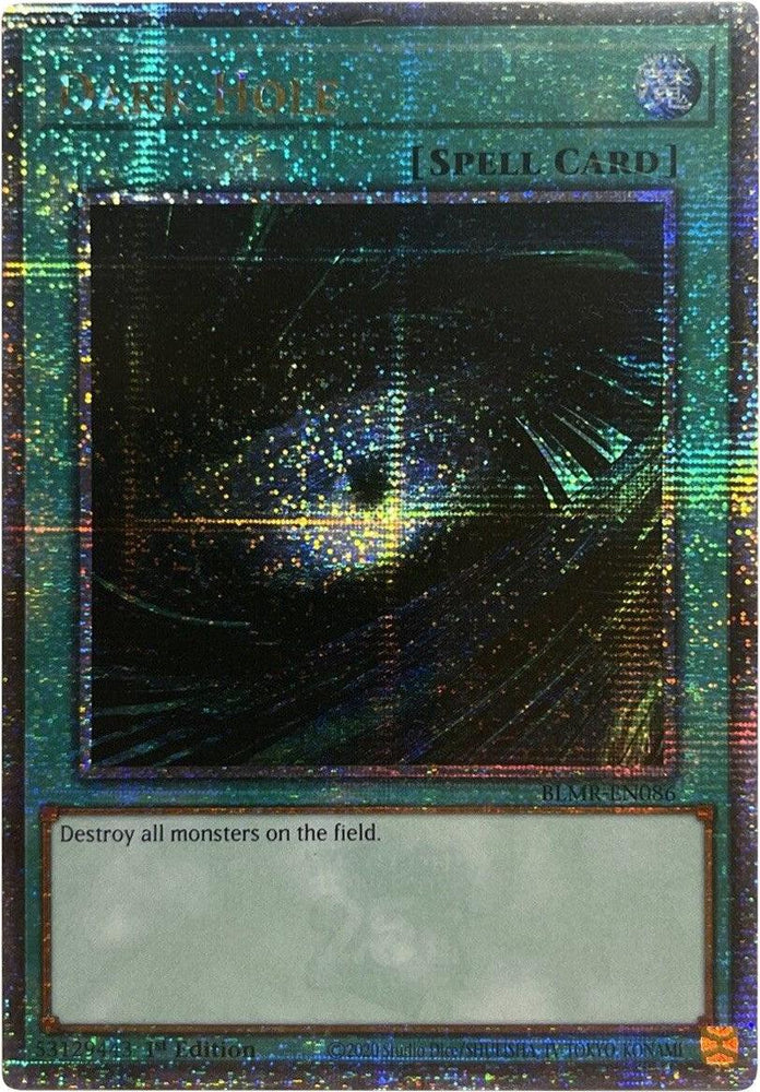 Dark Hole [BLMR-EN086] Quarter Century Secret Rare (ONLINE ORDER ONLY)