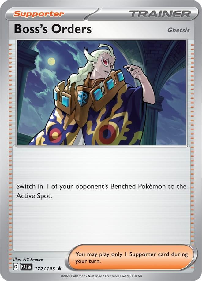 Boss's Orders (172/193) (Theme Deck Exclusive) [Scarlet & Violet: Paldea Evolved] (Online Only)