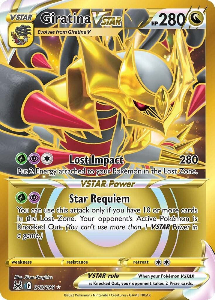 Giratina VSTAR (212/196) [Sword & Shield: Lost Origin] (Online Only)
