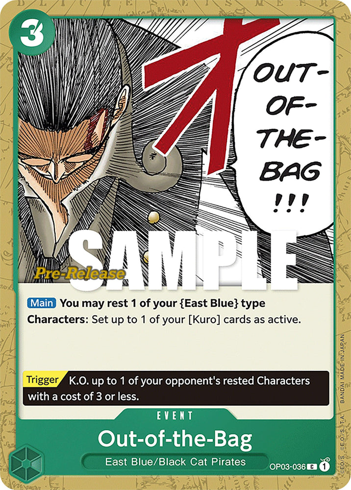 Out-of-the-Bag [Pillars of Strength Pre-Release Cards] (ONLINE ORDER ONLY)