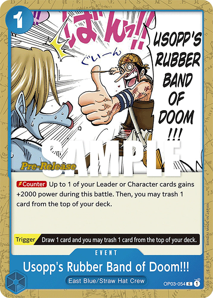 Usopp's Rubber Band of Doom!!! [Pillars of Strength Pre-Release Cards] (ONLINE ORDER ONLY)