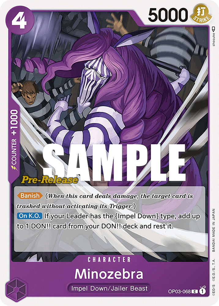 Minozebra [Pillars of Strength Pre-Release Cards] (ONLINE ORDER ONLY)