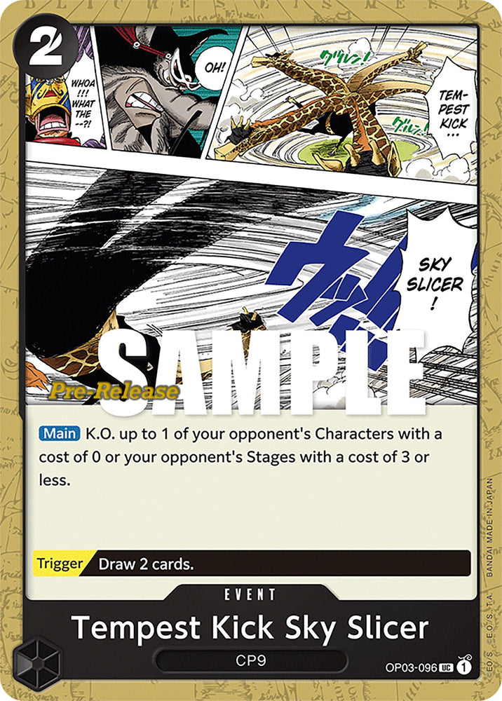 Tempest Kick Sky Slicer [Pillars of Strength Pre-Release Cards] (ONLINE ORDER ONLY)