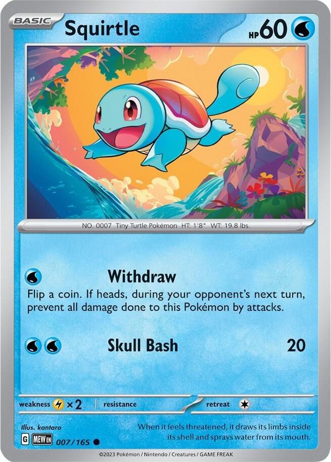 Squirtle (007/165) [Scarlet & Violet: 151] (Online Only)