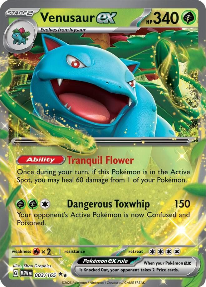 Venusaur ex (003/165) [Scarlet & Violet: 151] (Online Only)