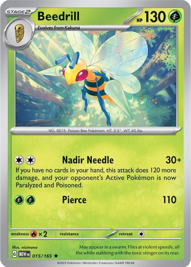 Beedrill (015/165) [Scarlet & Violet: 151] (Online Only)