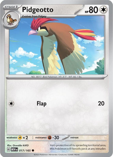 Pidgeotto (017/165) [Scarlet & Violet: 151] (Online Only)