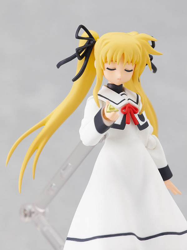 Magical Girl Lyrical Nanoha A's figma 062 Fate Testarossa: School Uniform ver. Figure (ふぃぐま ふぇいと・てすたろっさ せいふく ばーじょん) (ONLINE ORDER ONLY)