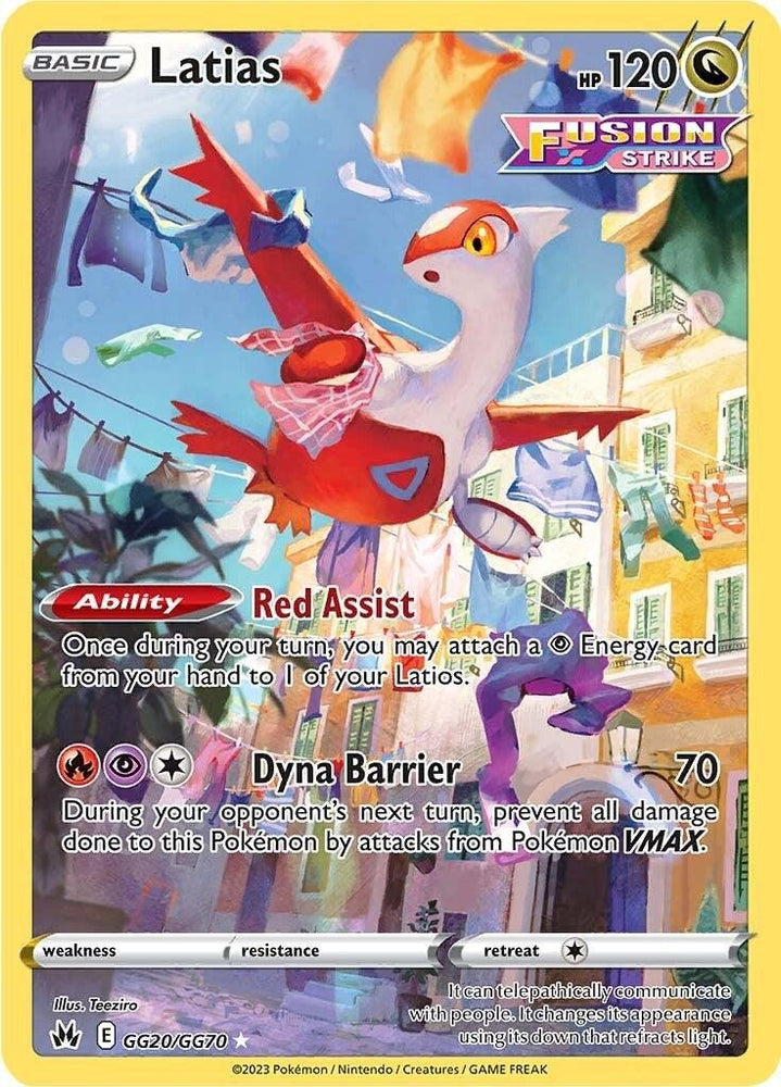 Latias (GG20/GG70) [Sword & Shield: Crown Zenith] (Online Only)