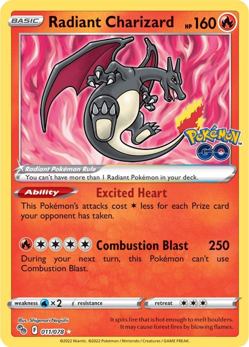 Radiant Charizard (011/078) [Pokémon GO] (Online Only)