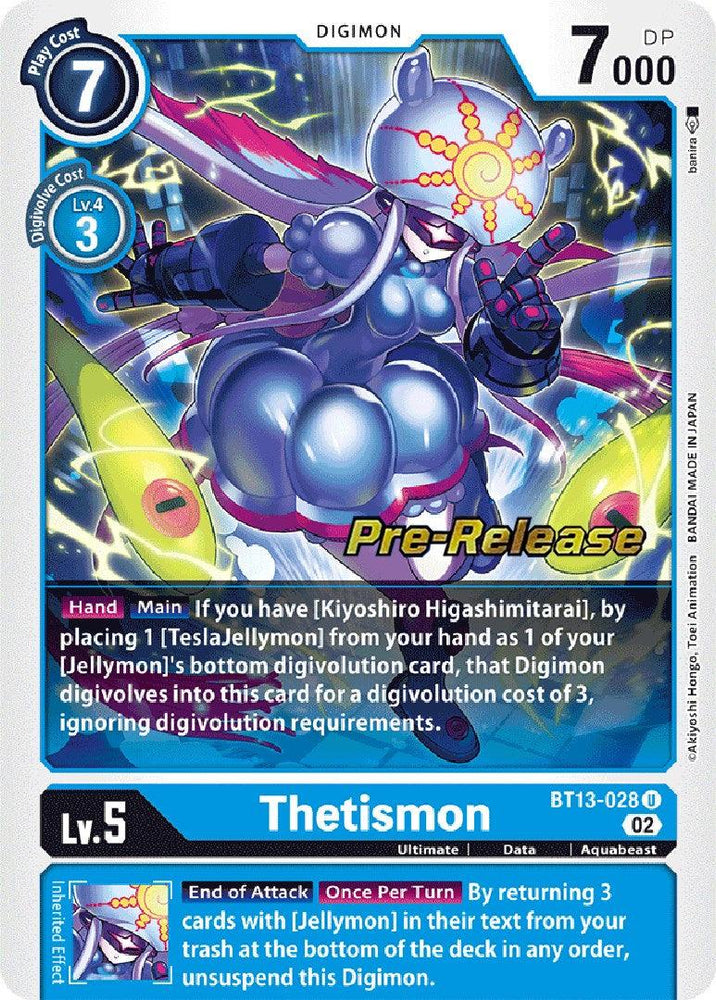 Thetismon [BT13-028] [Versus Royal Knights Booster Pre-Release Cards] (ONLINE ORDER ONLY)