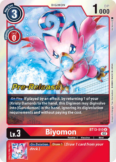 Biyomon [BT13-010] [Versus Royal Knights Booster Pre-Release Cards]