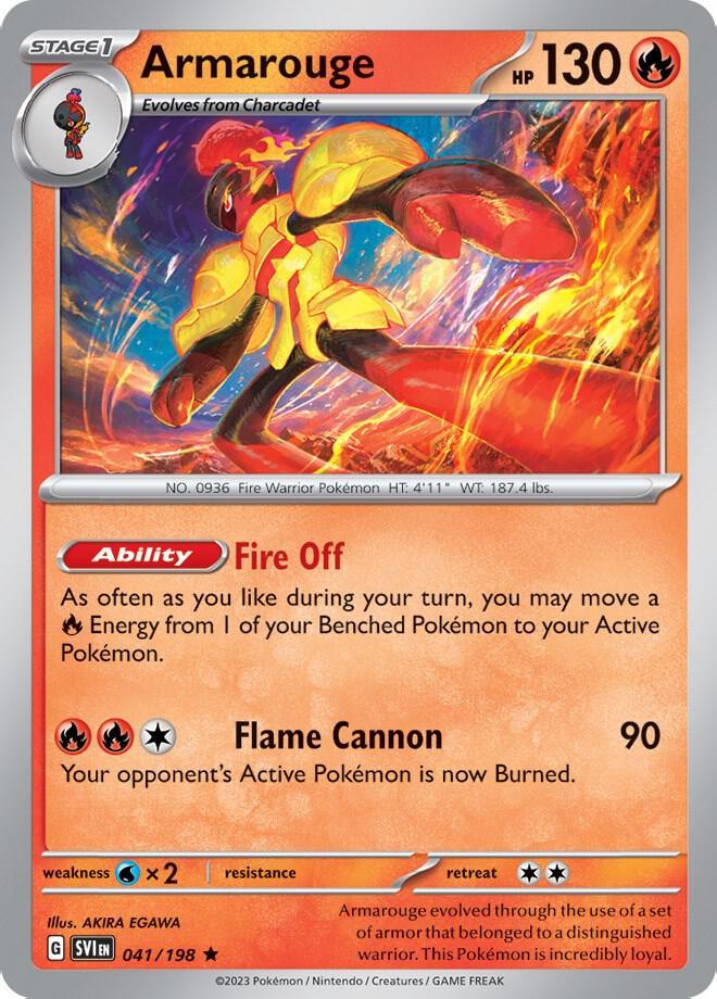 Armarouge (041/198) [Scarlet & Violet: Base Set] (Online Only)