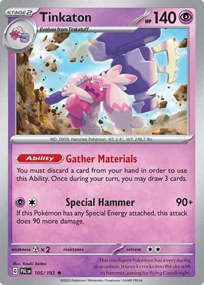 Tinkaton (105/193) [Scarlet & Violet: Paldea Evolved] (Online Only) (ONLINE ORDER ONLY)