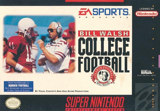 Bill Walsh College Football (Super Nintendo) (Online Order Only)