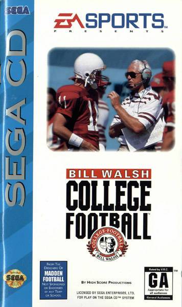 Bill Walsh College Football (Sega CD) (ONLINE ORDER ONLY)