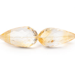 23x8-25x13mm Citrine Faceted Tear Drops 8 inch 8 Beads AA (ONLINE ORDER ONLY)