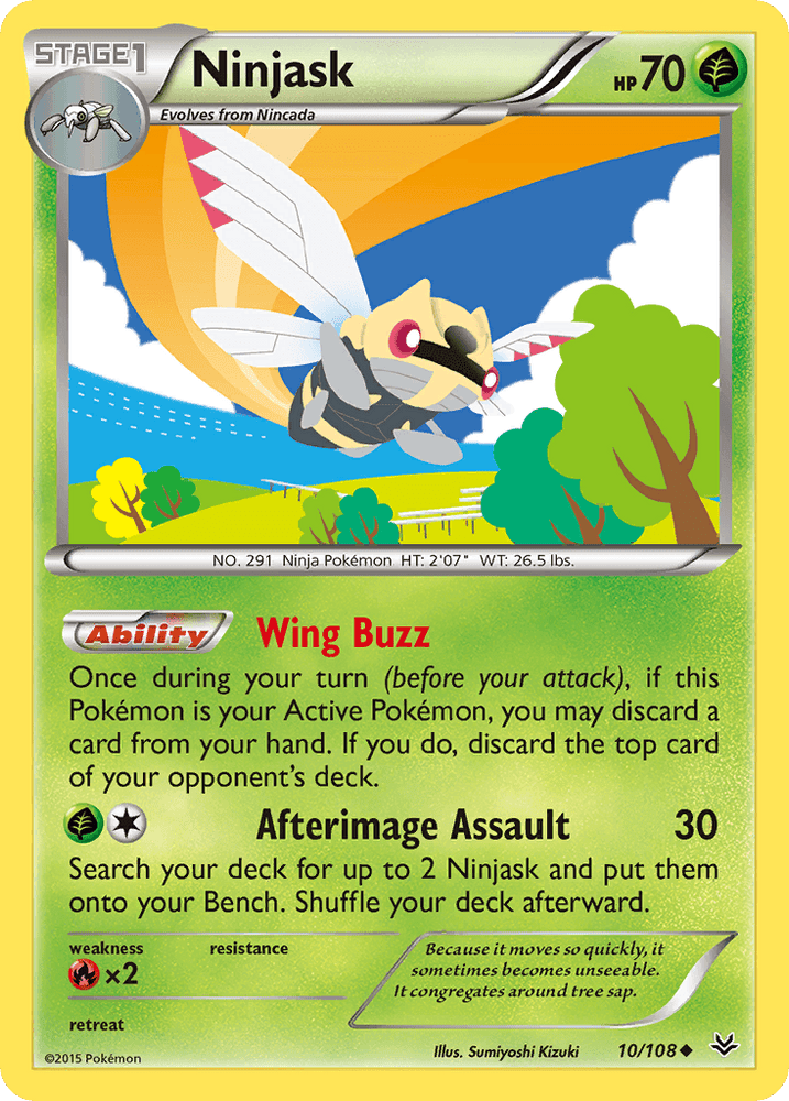 Ninjask (10/108) [XY: Roaring Skies] (Online Only)