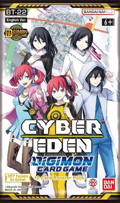 Digimon Trading Card Game: Cyber Eden Booster Pack (1 Booster Pack) (ONLINE ORDER ONLY)