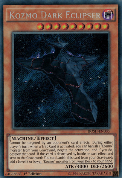 Kozmo Dark Eclipser [BOSH-EN085] Secret Rare (ONLINE ORDER ONLY)