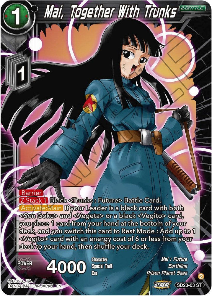 Mai, Together With Trunks (SD23-03) [Critical Blow] (ONLINE ORDER ONLY)