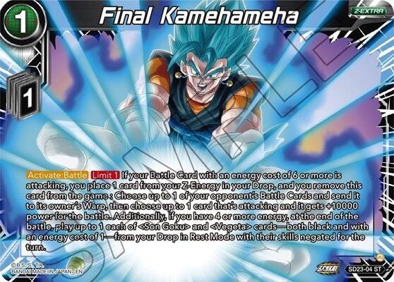 Final Kamehameha (SD23-04) [Critical Blow] (ONLINE ORDER ONLY)