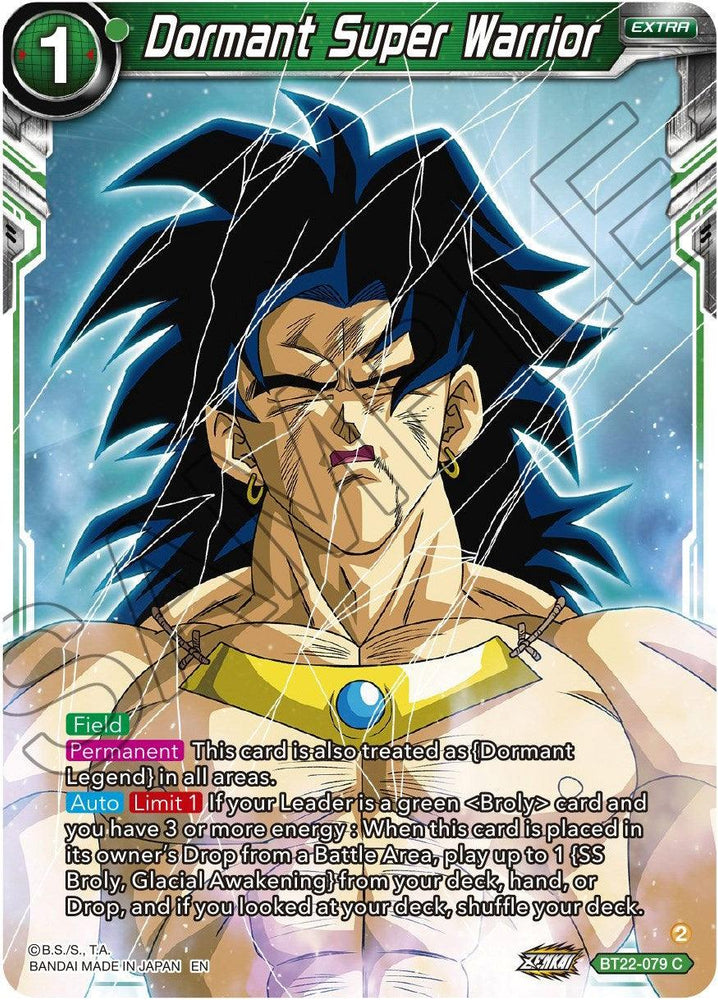 Dormant Super Warrior (BT22-079) [Critical Blow] (ONLINE ORDER ONLY)