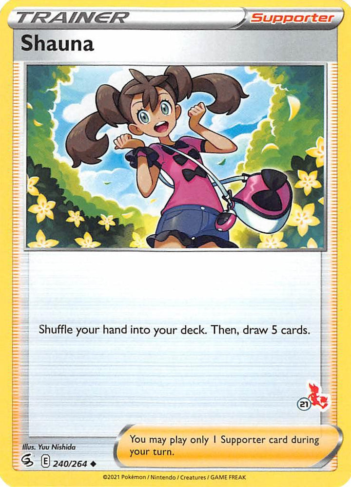 Shauna (240/264) (Cinderace Stamp #21) [Battle Academy 2022] (Online Only)