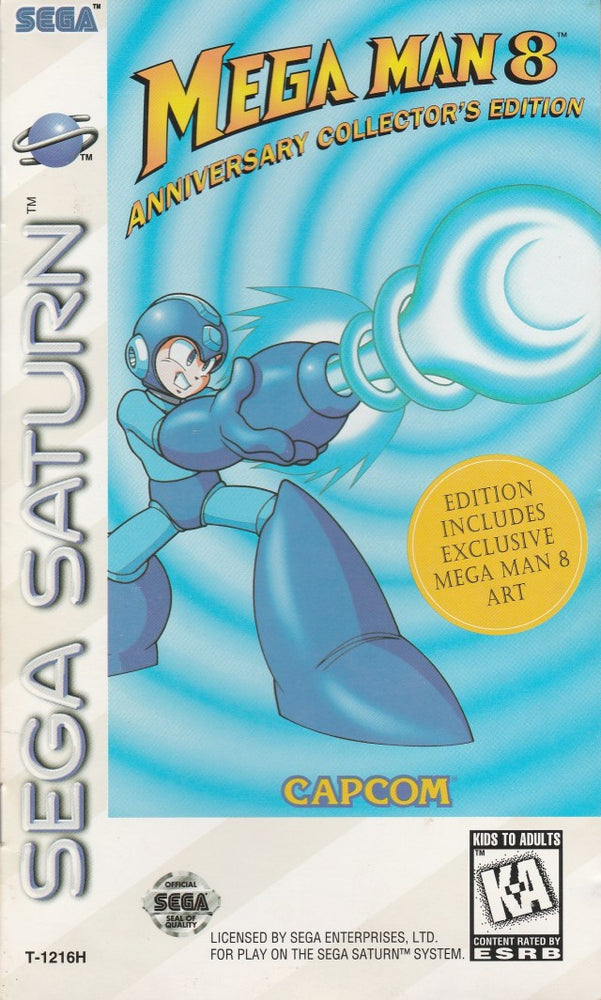Mega Man 8 (Sega Saturn) (ONLINE ORDER ONLY)