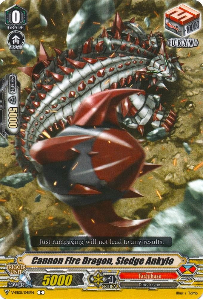 Cannon Fire Dragon, Sledge Ankylo (V-EB01/041EN) [The Destructive Roar]