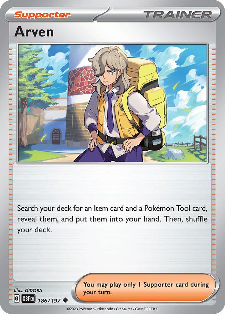 Arven (186/197) [Scarlet & Violet: Obsidian Flames] (Online Only)
