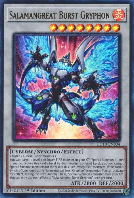 Salamangreat Burst Gryphon [LD10-EN004] Ultra Rare (ONLINE ORDER ONLY)