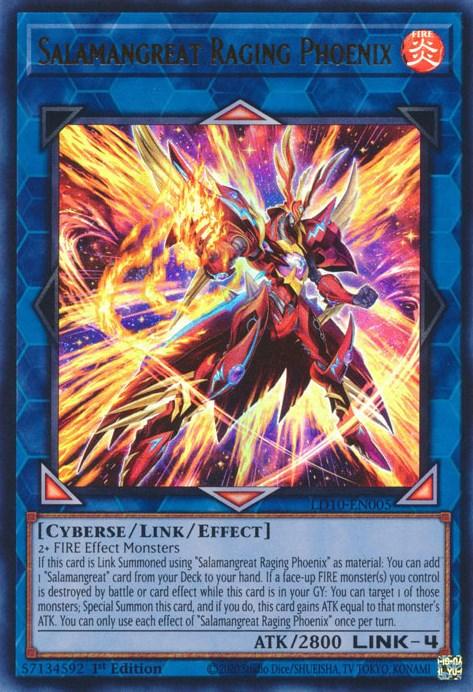 Salamangreat Raging Phoenix [LD10-EN005] Ultra Rare (ONLINE ORDER ONLY)