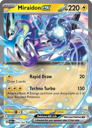 Miraidon ex (079/197) [Scarlet & Violet: Obsidian Flames] (Online Only)